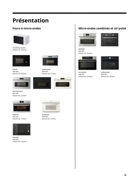 Offres IKEA France de 6 janvier à 31 décembre 2025 ÉLECTROMÉNAGER - Page 35