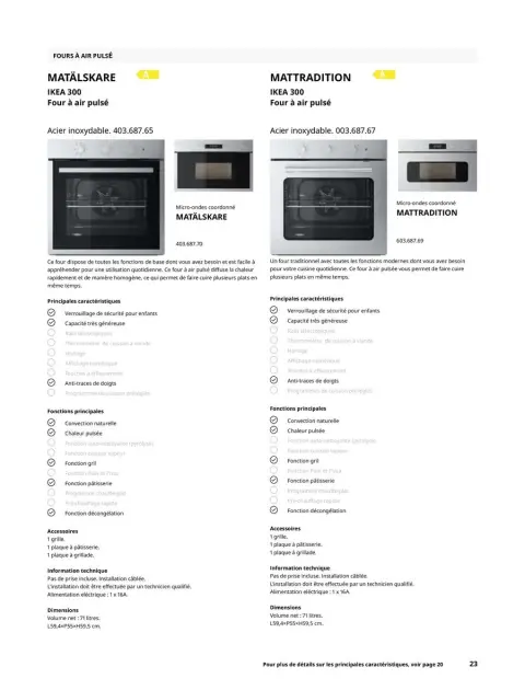 Offres IKEA France de 6 janvier à 31 décembre 2025 ÉLECTROMÉNAGER - Page 133