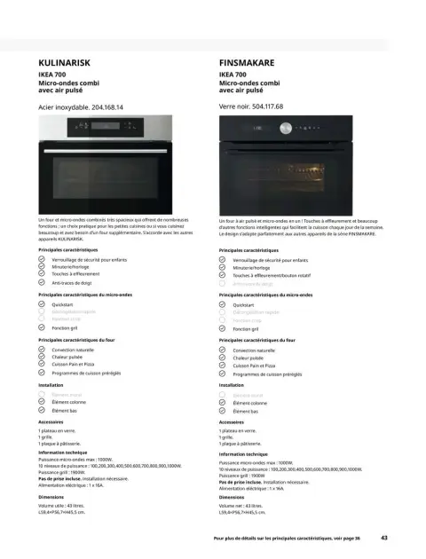 Offres IKEA France de 6 janvier à 31 décembre 2025 ÉLECTROMÉNAGER - Page 153