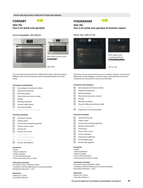 Offres IKEA France de 6 janvier à 31 décembre 2025 ÉLECTROMÉNAGER - Page 139