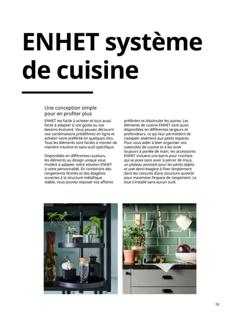 Offres IKEA France de 6 janvier à 31 décembre 2025 CUISINES Guide d’achat - Page 53