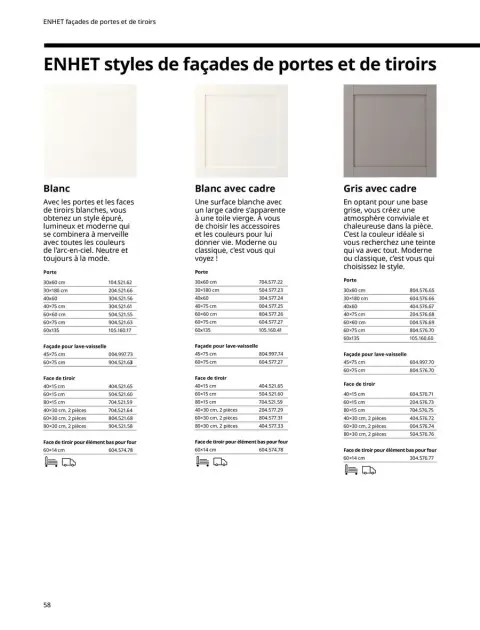 Offres IKEA France de 6 janvier à 31 décembre 2025 CUISINES Guide d’achat - Page 58