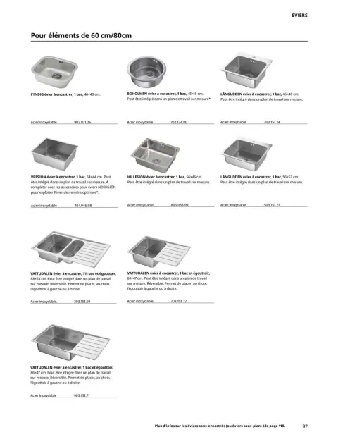 Offres IKEA France de 6 janvier à 31 décembre 2025 CUISINES Guide d’achat - Page 97