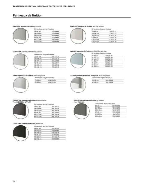 Offres IKEA France de 6 janvier à 31 décembre 2025 CUISINES Guide d’achat - Page 28