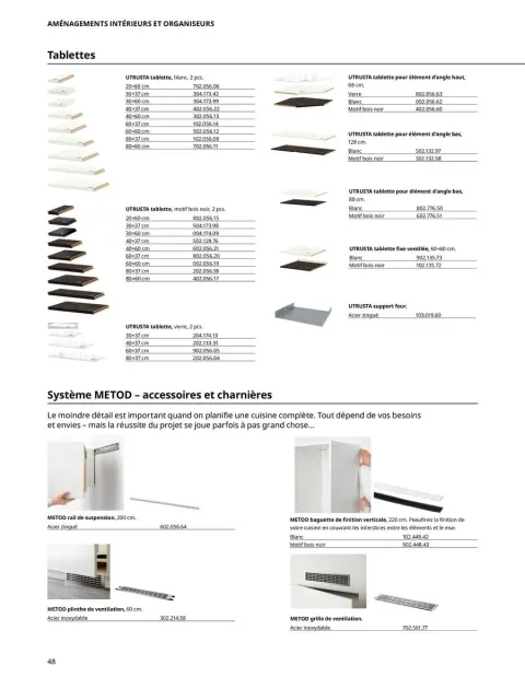 Offres IKEA France de 6 janvier à 31 décembre 2025 CUISINES Guide d’achat - Page 48
