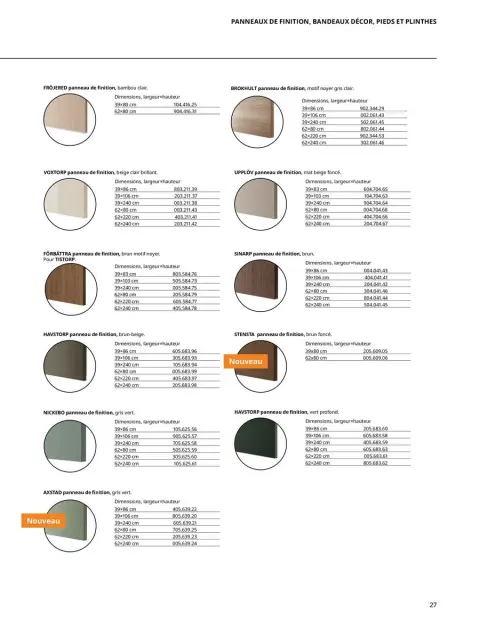 Offres IKEA France de 6 janvier à 31 décembre 2025 CUISINES Guide d’achat - Page 27