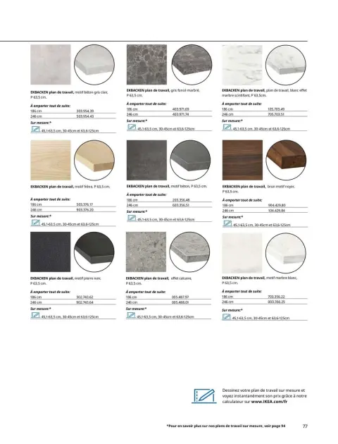 Offres IKEA France de 6 janvier à 31 décembre 2025 CUISINES Guide d’achat - Page 77