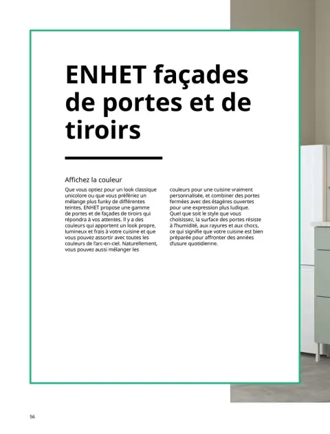 Offres IKEA France de 6 janvier à 31 décembre 2025 CUISINES Guide d’achat - Page 56