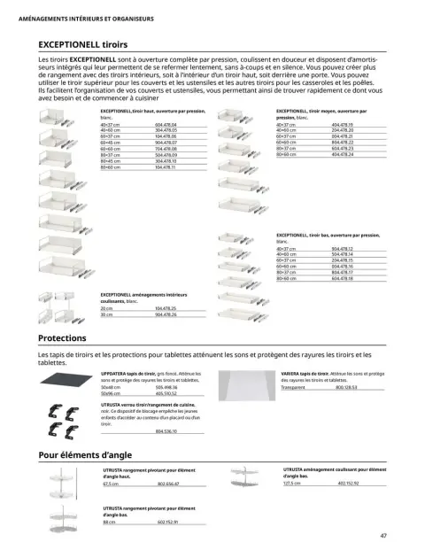 Offres IKEA France de 6 janvier à 31 décembre 2025 CUISINES Guide d’achat - Page 47