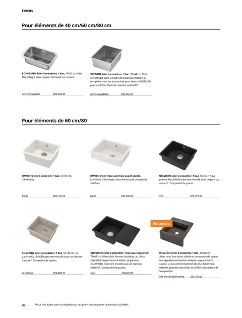 Offres IKEA France de 6 janvier à 31 décembre 2025 CUISINES Guide d’achat - Page 96