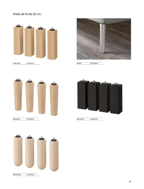 Offres IKEA France de 6 janvier à 31 décembre 2025 Matelas, sommiers, couettes, oreillers, alèses et protèges-oreillers - Page 33