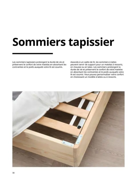Offres IKEA France de 6 janvier à 31 décembre 2025 Matelas, sommiers, couettes, oreillers, alèses et protèges-oreillers - Page 30
