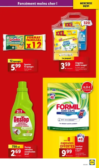 Offres Lidl France de 8 à 14 janvier 2025 Tarifs réduits - Page 29