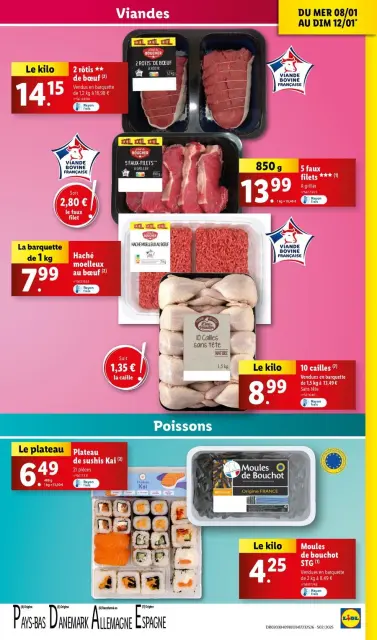 Offres Lidl France de 8 à 14 janvier 2025 Tarifs réduits - Page 7