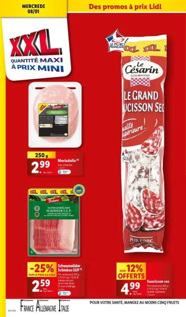 Offres Lidl France de 8 à 14 janvier 2025 Tarifs réduits - Page 8