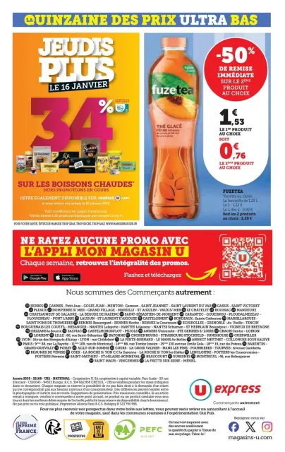 U Express France Offers from 7 to 19 January 2025 Baby Highlight - Page 14