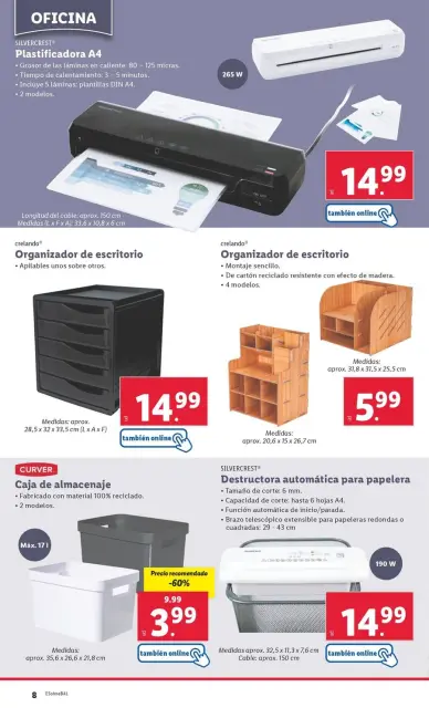 Ofertas de Lidl España de 13 a 19 enero 2025 Ofertas de bazar - Página 8