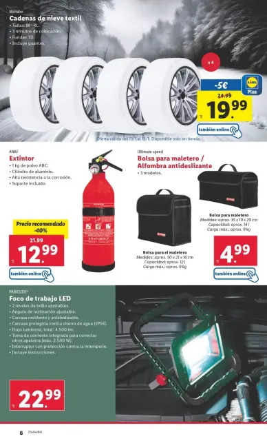 Ofertas de Lidl España de 13 a 19 enero 2025 Ofertas de bazar - Página 6