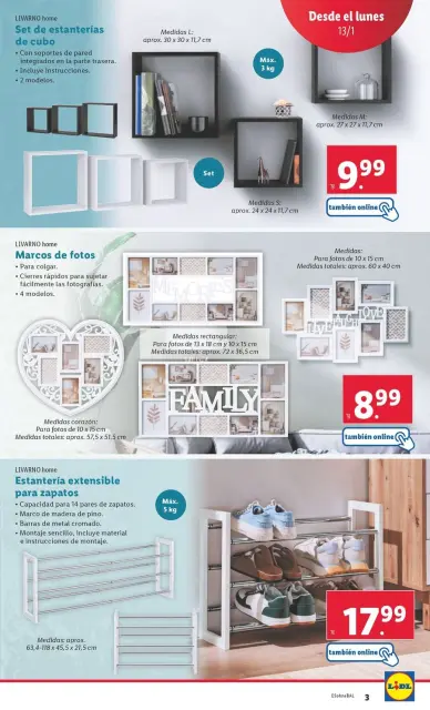 Ofertas de Lidl España de 13 a 19 enero 2025 Ofertas de bazar - Página 3