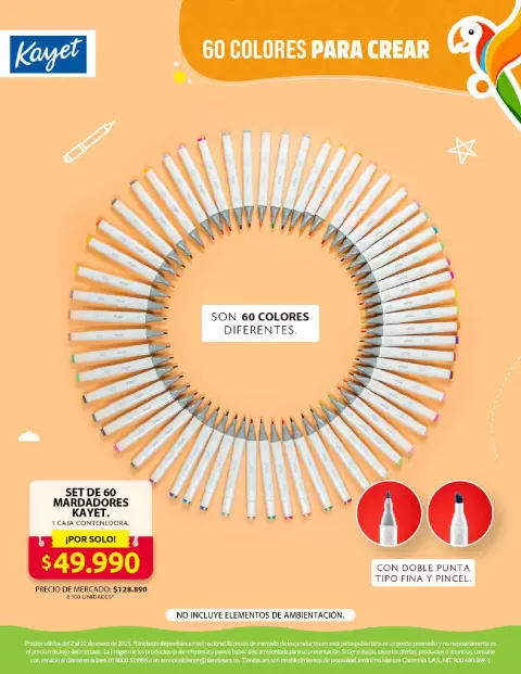 Ofertas de Tiendas ara Colombia de 2 a 22 enero 2025 Ofertas REGRESO A CLASES - Página 49