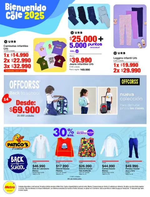 Ofertas de Tiendas Metro Colombia de 10 enero a 9 febrero 2025 Ofertas de regreso a clases - Página 14