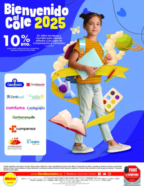 Ofertas de Tiendas Metro Colombia de 10 enero a 9 febrero 2025 Ofertas de regreso a clases - Página 16