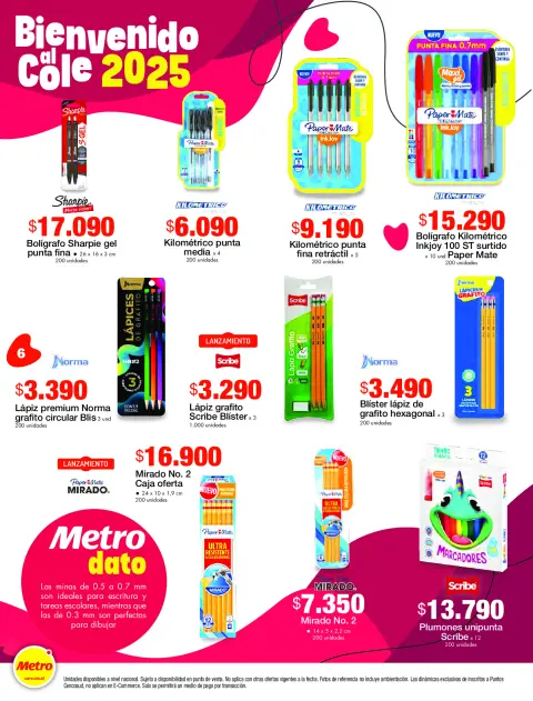 Ofertas de Tiendas Metro Colombia de 10 enero a 9 febrero 2025 Ofertas de regreso a clases - Página 6