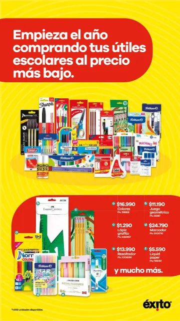 Ofertas de Éxito Colombia de 3 enero a 23 febrero 2025 Ofertas de temporada escolar - Página 83