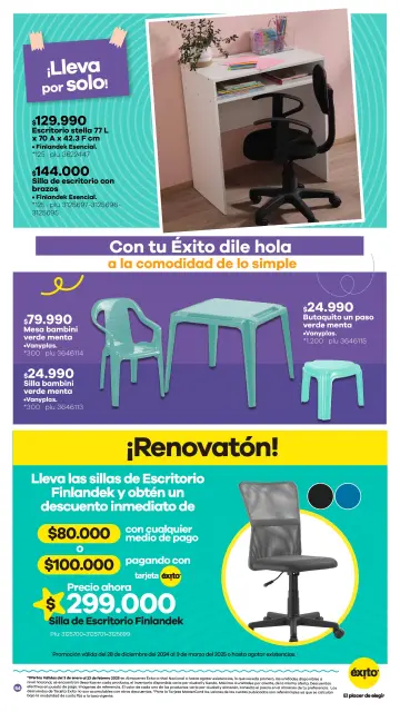 Ofertas de Éxito Colombia de 3 enero a 23 febrero 2025 Ofertas de temporada escolar - Página 129
