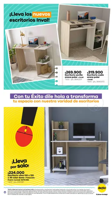 Ofertas de Éxito Colombia de 3 enero a 23 febrero 2025 Ofertas de temporada escolar - Página 130