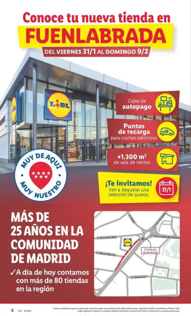Ofertas de Lidl España de 31 enero a 9 febrero 2025 NUEVA TIENDA FUENLABRADA Ofertas - Página 2