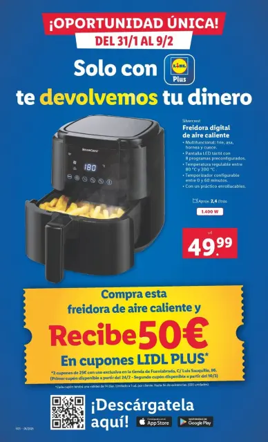 Ofertas de Lidl España de 31 enero a 9 febrero 2025 NUEVA TIENDA FUENLABRADA Ofertas - Página 8