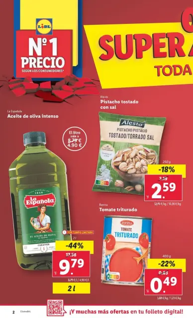 Ofertas de Lidl España de 3 a 9 febrero 2025 FOOD Ofertas - Página 4