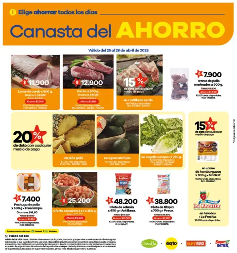 Ofertas de Super Inter Colombia de 25 a 28 abril 2025 Los mejores productos - Página 2
