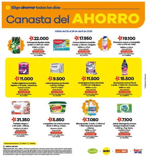 Ofertas de Super Inter Colombia de 25 a 28 abril 2025 Los mejores productos - Página 3