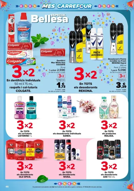 Ofertas de Carrefour España de 22 abril a 12 mayo 2025 3x2 + CHOLLOS Ofertas - Página 46