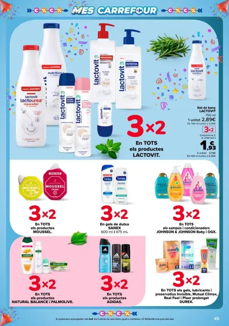 Ofertas de Carrefour España de 22 abril a 12 mayo 2025 3x2 + CHOLLOS Ofertas - Página 45