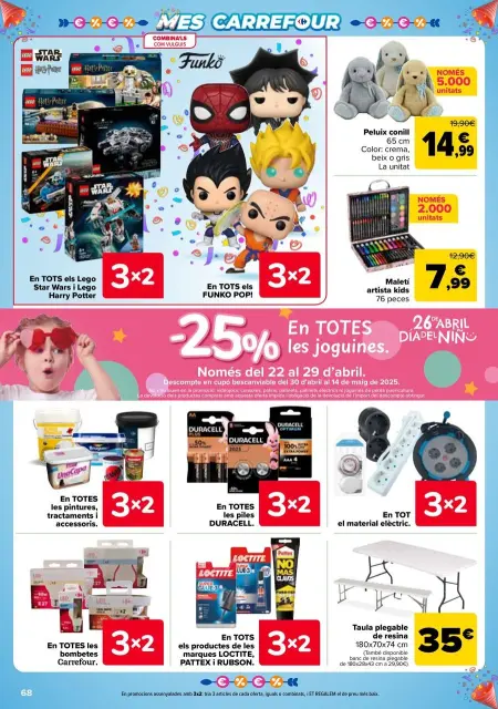 Ofertas de Carrefour España de 22 abril a 12 mayo 2025 3x2 + CHOLLOS Ofertas - Página 68