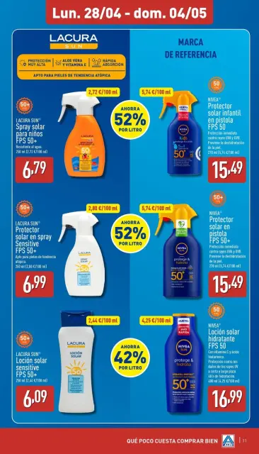 Offres ALDI Espagne de 28 avril à 4 mai 2025 XXL ÉCONOMISEZ GROS - Page 11