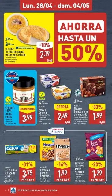 Offres ALDI Espagne de 28 avril à 4 mai 2025 XXL ÉCONOMISEZ GROS - Page 6