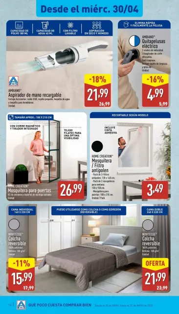 Offres ALDI Espagne de 28 avril à 4 mai 2025 XXL ÉCONOMISEZ GROS - Page 16
