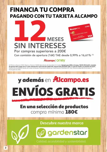 Ofertas de Alcampo España de 6 a 28 mayo 2025 Aire Libre Canarias Ofertas - Página 2