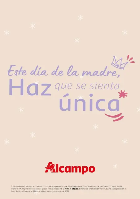 Ofertas de Alcampo España de 22 abril a 4 mayo 2025 Ofertas Mamá, eres nuestro mejor regalo - Página 34