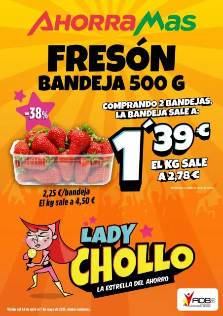 Ofertas de Ahorramas España de 24 abril a 7 mayo 2025 Lady Chollo, la estrella del ahorro - Página 1
