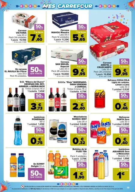 Ofertas de Carrefour España de 13 a 26 mayo 2025 50% QUE VUELVE + 2ªUD. AL -50% - Página 19