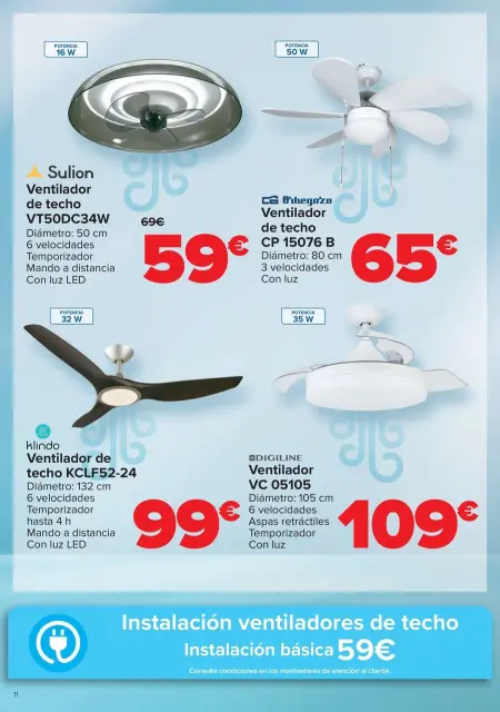 Ofertas de Carrefour España de 29 abril a 19 mayo 2025 Ofeertas AIRE ACONDICIONADO - VENTILACIÓN - Página 11