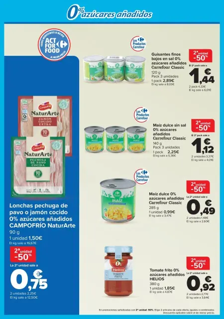 Ofertas de Carrefour España de 13 a 26 mayo 2025 Ofeertas SIN AZUCARES AÑADIDOS - Página 10