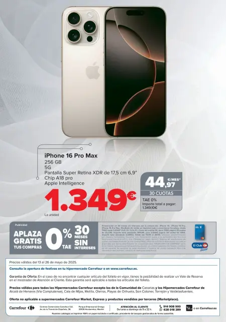 Ofertas de Carrefour España de 13 a 26 mayo 2025 Ofeertas TECNOLOGIA - Página 6