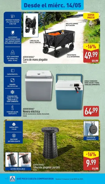 Offres ALDI Espagne de 12 à 18 mai 2025 Combien il coûte peu d'acheter bien - Page 14