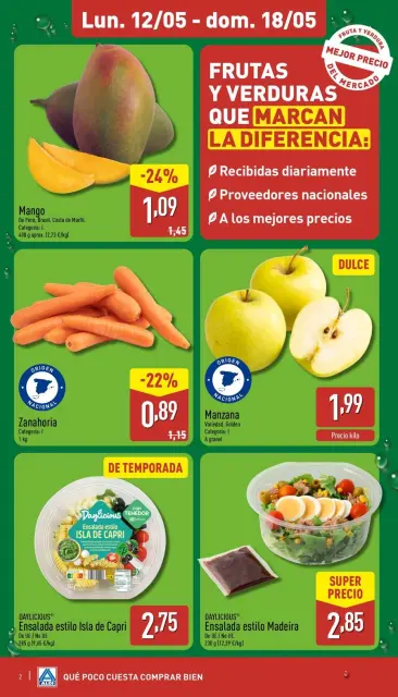 Offres ALDI Espagne de 12 à 18 mai 2025 Combien il coûte peu d'acheter bien - Page 2